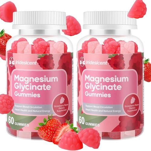 IRIDESICENT Magnesium Glycinate Gummies, – Flavor: Strawberry – Image 7