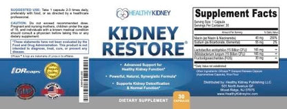 Kidney Restore: Kidney Health Supplement, – Ingredients: Proprietary blend of renal-supporting nutrients (see – Image 9