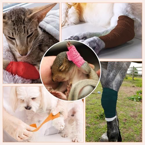 BIRDDIE 1"/2"/3" Self Adhesive Bandage Wraps, 9 Pack Skin Color Self Bandage Wrap for Wounds, Vet Wrap, Ankle Tape, Tattoo Tape Wrap, Medical Tape, Color Athletic Tape - görsel 3
