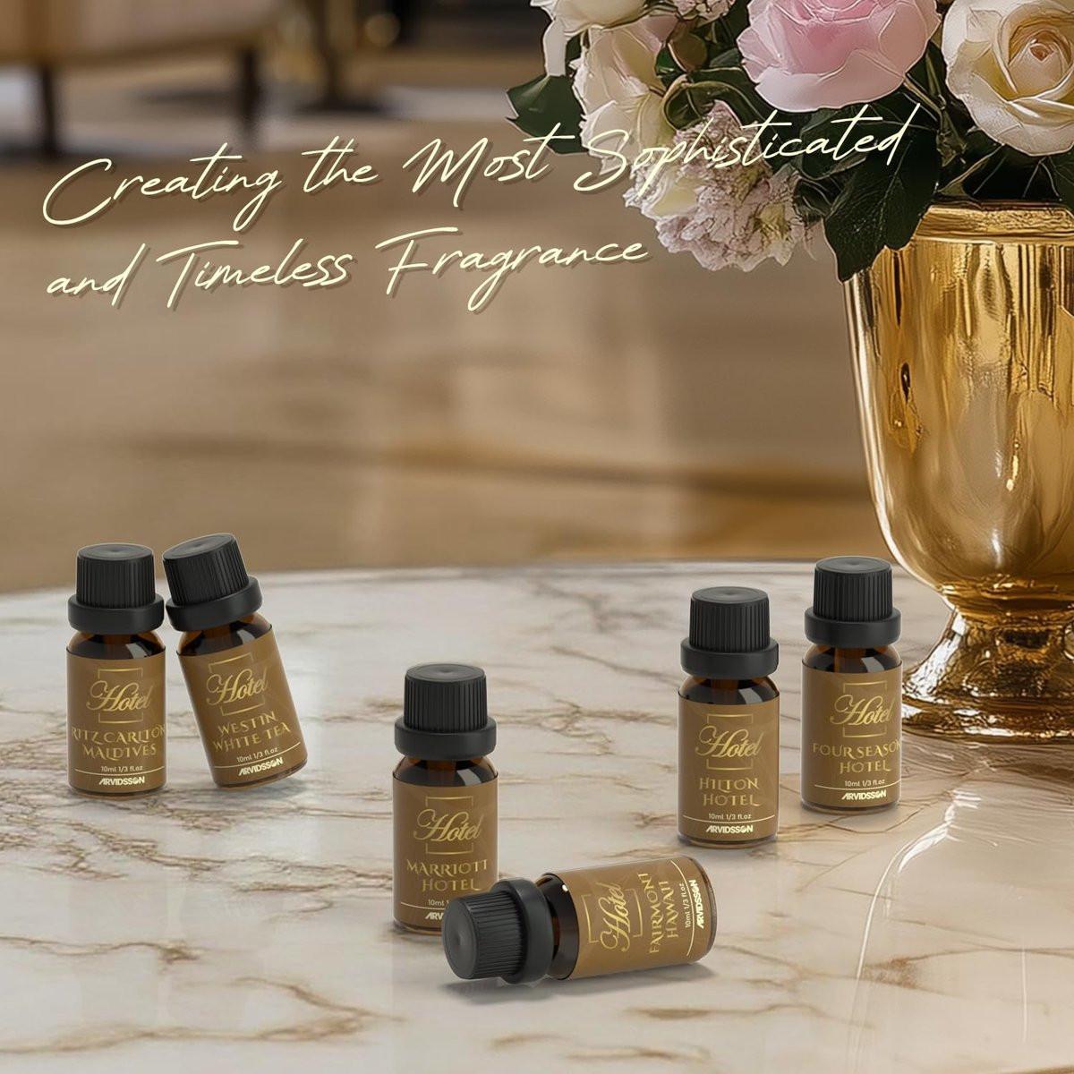 ARVIDSSON Hotel Diffuser Oils Gift Set - – Long-Lasting Aroma: A few drops provide hours of continuous fragrance, – Image 14