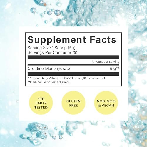Beam Creatine Monohydrate Powder – 5g – 5g Micronized Creatine Monohydrate: Each serving contains a clinically – Image 1