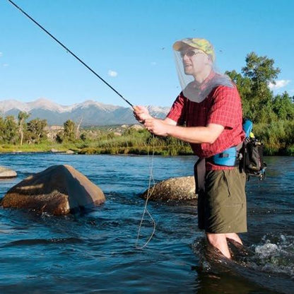 South to East Premium Mosquito Head Net for Insect, 4 Pack, Fly & Bug Protection | Ultra Large & Long, Extra Fine Holes for Camping, Hiking, Fishing, Gardening, Safari, Fits All Hats for Men & Women
