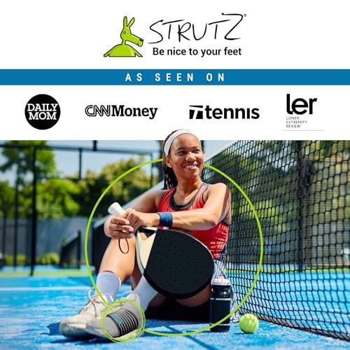 Strutz Sole Angel - The Original Patented Arch Support and Compression Technology - Plantar Fasciitis Support - Ease Discomfort and Improve Mobility - Metatarsal Foot Pads for Women and Men - 1 Pack
