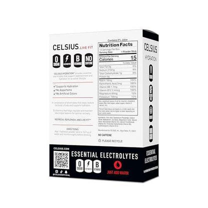 CELSIUS Hydration™ Fruit Punch, Sugar Free Electrolyte Hydration Drink Mix (Pack of 14)