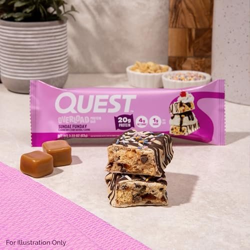 Quest Nutrition Overload Protein Bars, – Gluten Free: Suitable for those with gluten sensitivities or celiac – Image 9