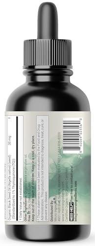 Organic Oil of Oregano with Black Seed Oil, 4 fl oz | 2-in-1 Dropper | High Potency Liquid Drops with Carvacrol & Thymoquinone | Natural Herbal Supplement | Vegan, Plant Based, Non-GMO - görsel 13