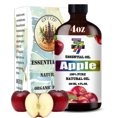 Fresh Apple Essential Oil – Crisp Fresh Apple Oil for Diffuser, Humidifier, DIY Candles, Soap, Kitchen, Home, Gift – 4 fl oz (120 ml) – GV77ZF