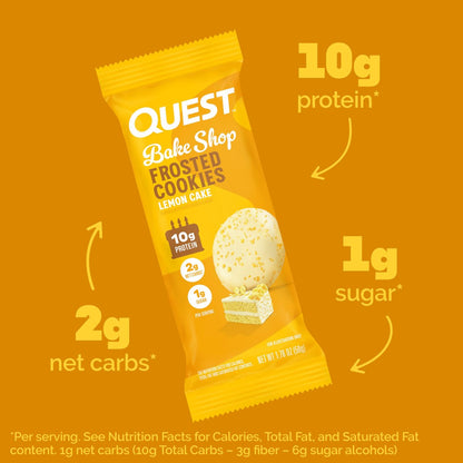 Quest Nutrition Frosted Protein Cookies Twin – High Protein, Low Sugar: Each cookie contains 10g of protein to – Image 10