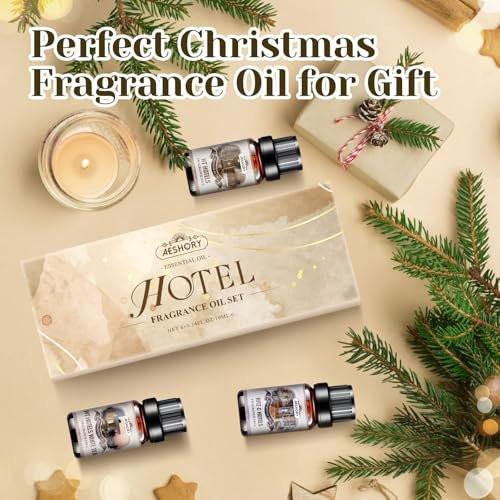 Hotel Diffuser Oils Gift Set - 6x10ML Luxury Fragrance Oil Blend, Hotel Scent Essential Oils Set for Diffuser, Candle, Soap Making Scents - görsel 9
