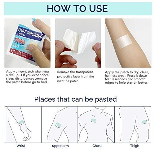 Vortexonix Quit Smoking Patches, Step 3 Stop Smoking Aids Patches, 7mg Nicotine Patches that Work with 2 Weeks, Helping Quit Patch, Anti-Stickers- 30 Count - görsel 11