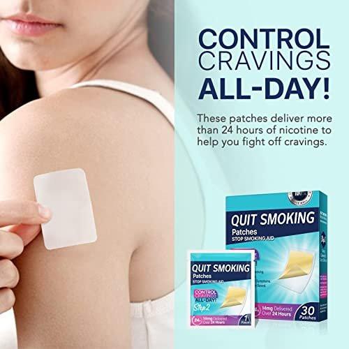 Quit Smoking Patches, 14 mg Step 2 Smoking Patches, Step Patches to Quit Smoking, Smoking Aid to Help Quit Smoking 30 Patches - görsel 2