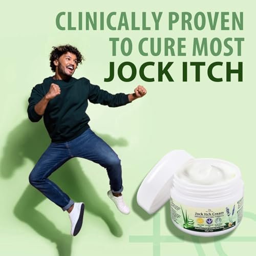 Recuren Plus Jock Itch Antifungal Skin Cream: Tea Tree Oil Anti Fungal Cream with Aloe Vera, Lavender & Eucalyptus – Extra Strength Herbal Moisturizer for Itchy Skin Soothing– for Men & Women, 30g - görsel 12