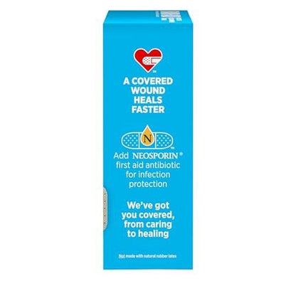 BAND-AID Brand Flexible Fabric Adhesive Bandages with Memory-Weave Fabric, Quilt-Aid Comfort Pad & Hurt-Free Pad; Wound Care for Minor Cuts, Scrapes, & Wounds, Assorted Sizes, 2 x 100 Count