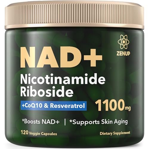 ZenUP NAD+ Supplement | 1100mg Liposomal Nicotinamide Riboside with Resveratrol & Quercetin | Anti-Aging, Cellular Energy, Mental Focus | 120 Caps - görsel 15
