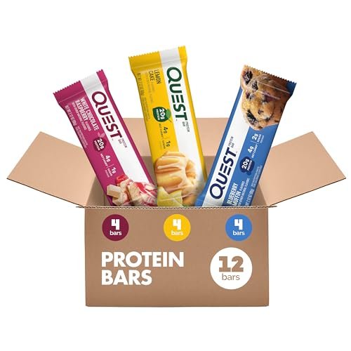 Quest Nutrition Fruit Flavored Variety Pack Protein Bars, High Protein, Low Carb, Gluten Free, Keto Friendly, 12 Count - görsel 3