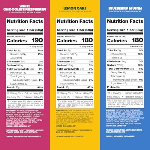 Quest Nutrition Fruit Flavored Variety Pack Protein Bars, High Protein, Low Carb, Gluten Free, Keto Friendly, 12 Count - görsel 1