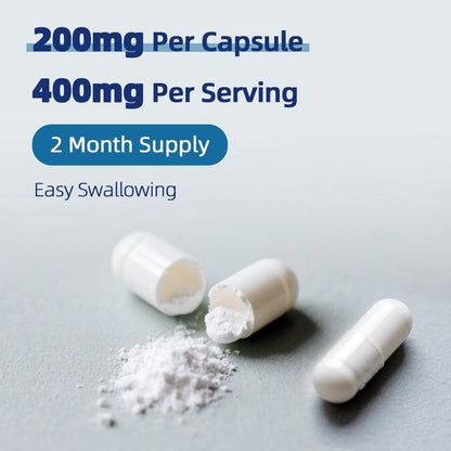 DRFOSTER Magnesium Citrate Capsules - High Absorption Pure Magnesium Supplement 400 mg for Constipation, Sleep, Muscle & Heart Support - Non-GMO 110 Vegan Capsules