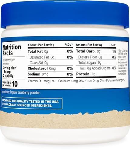 Nutricost Organic Cranberry Powder, 8 oz, 5G per Serving - Non-GMO, Gluten-Free - görsel 8