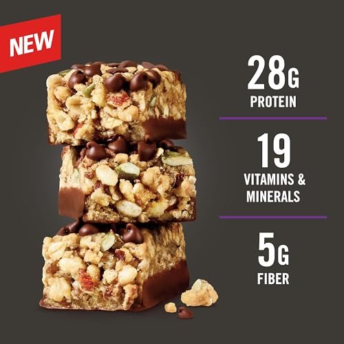 MET-Rx Big 100 Granola Protein Bar, Meal – Meal Replacement: With a balanced nutritional profile, this bar can – Image 2