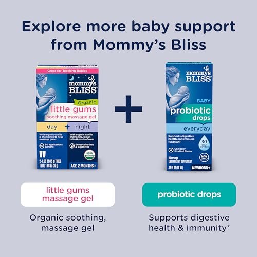 Mommy's Bliss Organic Baby Bedtime Paci Gel, Promotes Restful Sleep*, Melatonin Free, Age 2 Months+, 0.53 Fl Oz - görsel 10