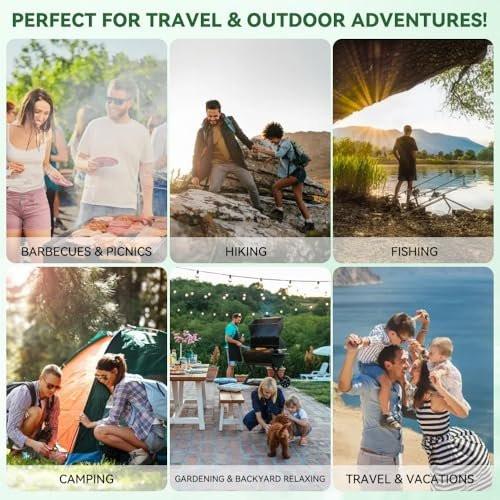 60 PCS Mosquito Repellent Wipes, Individually Wrapped Insect Repellent Wipes Made of Natural Plant-Based Essential Oils, Safe & Effective Insect Protection Perfect for Outdoor Activities, Long-Lasting - görsel 7