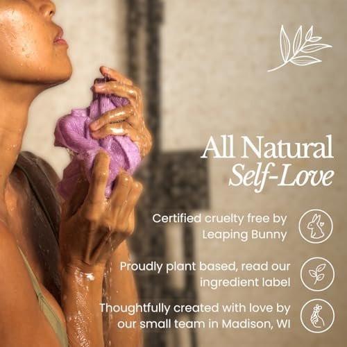 Bare Botanics Non-Toxic Lavender Fields 9oz Soy Candle - 100% Plant-Based Fragrance Oils - Handpoured in WI - 40+ Hrs - görsel 5