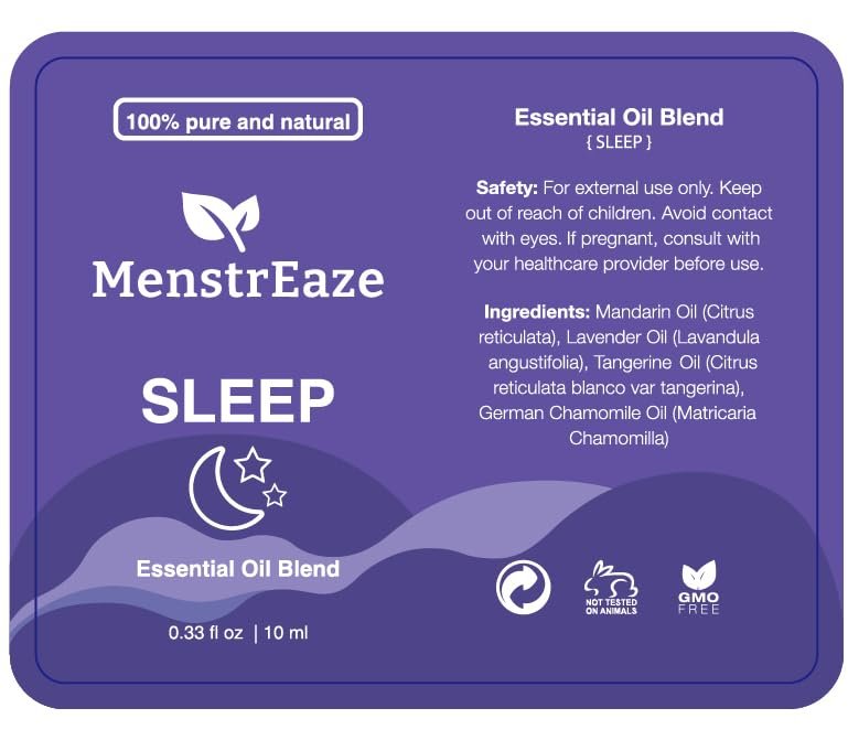 Natural Sleep Essential Oil Roll On, 100% Natural Deep Relaxation Blend with Lavender, Chamomile, Sweet Orange Aromatherapy Oils, 10ml - görsel 4
