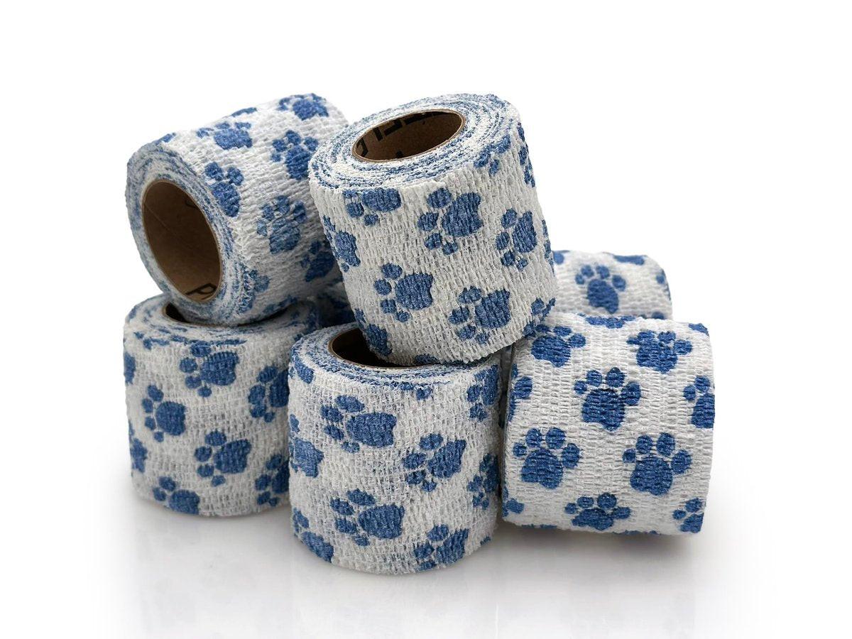 OVIK Health PetFlex Paw Pack – Flexible Self-Adhering Elastic Bandage for Wound Care – First Aid Wrap for Small Animals Like Dogs, Cats, and Other Pets - 2 inch, 6 Rolls - görsel 2