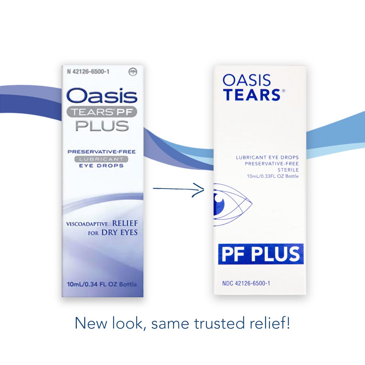 Oasis TEARS OT6500 PF Plus Preservative-Free – Preservative-Free Formula: Safe for sensitive eyes and ideal for – Image 1