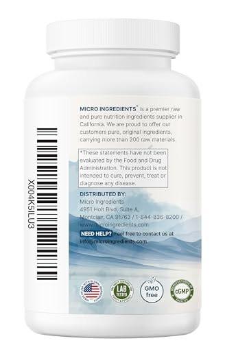 Glycine 2,000mg Per Serving, 240 Veggie Capsules | Free Form | Double Strength Amino Acids | Restful Sleep and Neurotransmitter Support Supplements | Non-GMO, Gluten Free