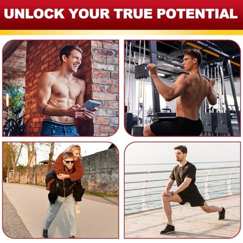 Hornygoatweed for Men, 12 in 1 Horny Goat Weed, Maximum Strength Male Enhancing Supplement with Maca Root, Tongkat Ali, Panax Ginseng, Saw Palmetto, for Hormone, Stamina, Performance, Energy, 60 Count - görsel 5