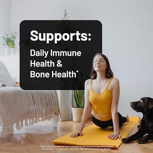 NatureWise Vitamin D3 5000IU + K2 (MK7) 100mcg with Organic Extra Virgin Coconut Oil - Supports Calcium Absorption, Bone & Immune Health - Non-GMO, Soy & Gluten-Free - 90 Softgels [90-Day Supply] - görsel 17