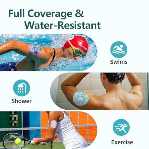 Over Patches for Dexcom G7 - Adhesive Patches for Dexcom G7 Waterproof with Easy-Peel Tab Pre-Cut, Stelo Flexible CGM Tape, Long-Lasting for 10-14 Day 20pcs, Bloomingday - görsel 11
