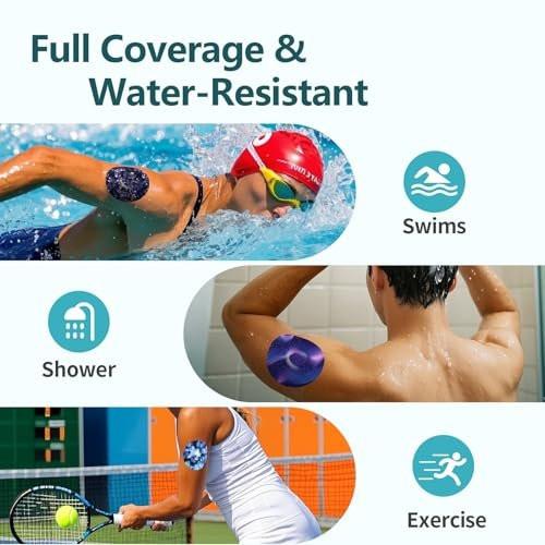 Over Patches for Dexcom G7 - Adhesive Patches for Dexcom G7 Waterproof with Easy-Peel Tab Pre-Cut, Stelo Flexible CGM Tape, Long-Lasting for 10-14 Day 20pcs, Astralora - görsel 7