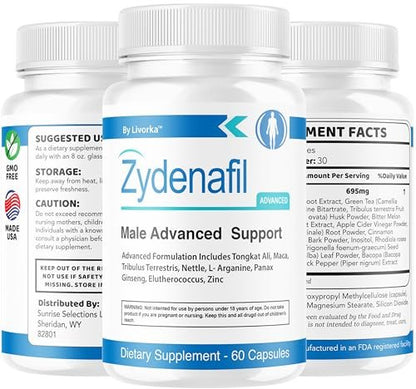 Zydenafil Pills for Men Advanced Formula – – Servings Per Container: 30 – Image 7