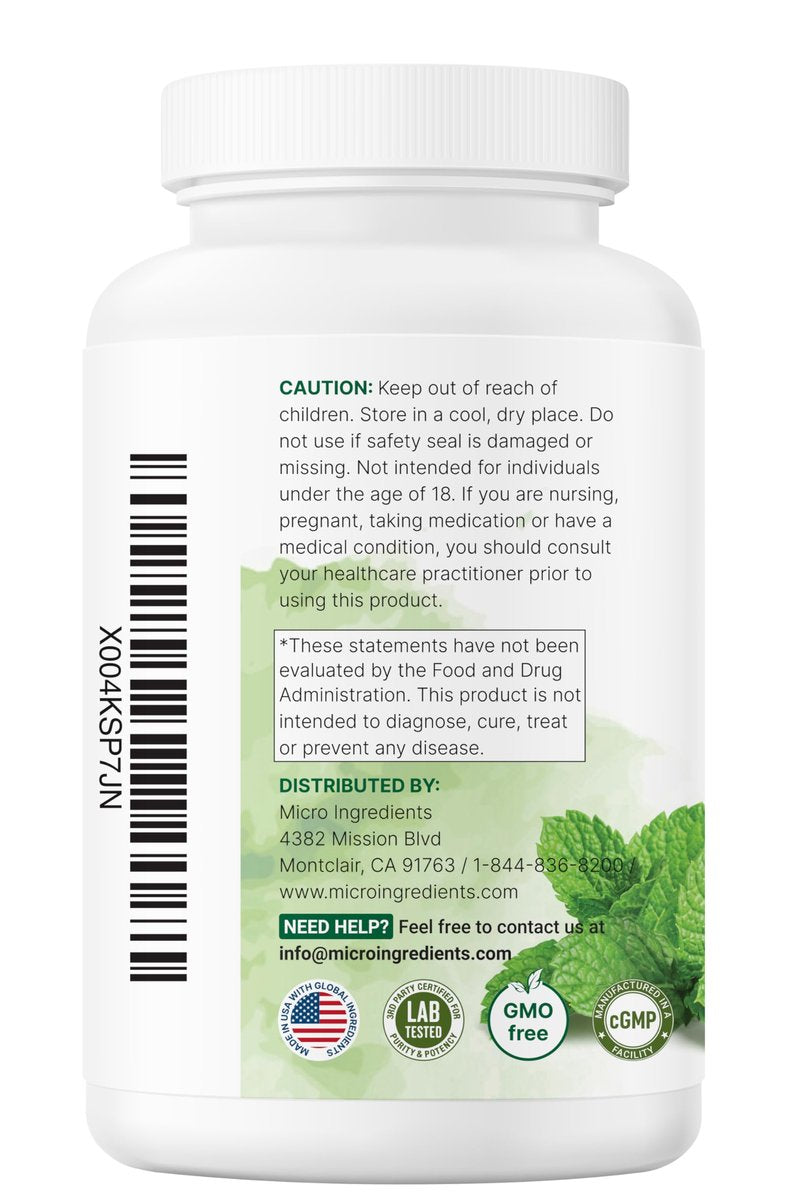Micro Ingredients Chlorophyll Super Greens Complex | 240 Veggie Capsules with Parsley, Moringa, Spirulina, Chlorella, & More | Gluten-Free, No Additives - görsel 4