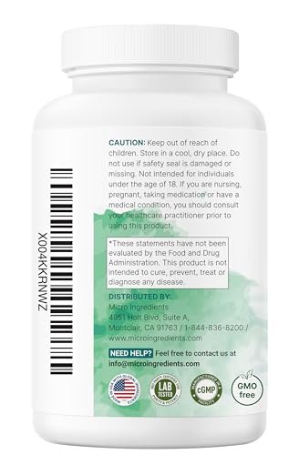 Micro Ingredients Super Enzymes with Prebiotics & Probiotics, 240 Veggie Capsules | Digestive Enzymes for Women & Men | Probiotic, Bromelain, Psyllium Husk & More | Immune & Gut Health Support* - görsel 11