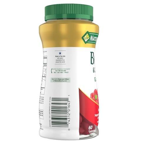 Nature’s Bounty Beets & Co Q-10 Gummies for Heart Health, Coenzyme Q10, Beet Root Extract, Supports Healthy Circulation and Heart Function, Cellular Energy Production, Raspberry Flavor, 60 Gummies - görsel 11