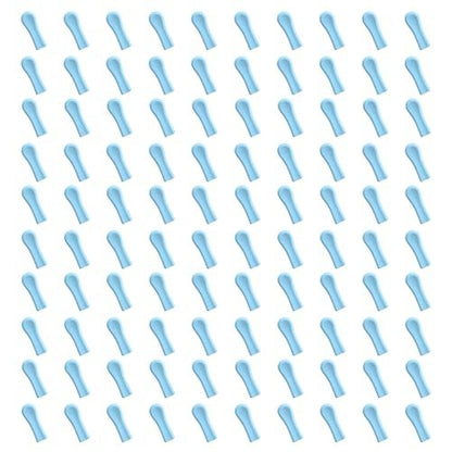 Ear Wax Removal Replacement Tips for Ear Camera, 100 Pieces Replacement Tips Ear for Wet/Dry Ear Wax Cleaning - Ear Spoons Accessories Set for Teens Adults Ear Wax Removal Endoscope