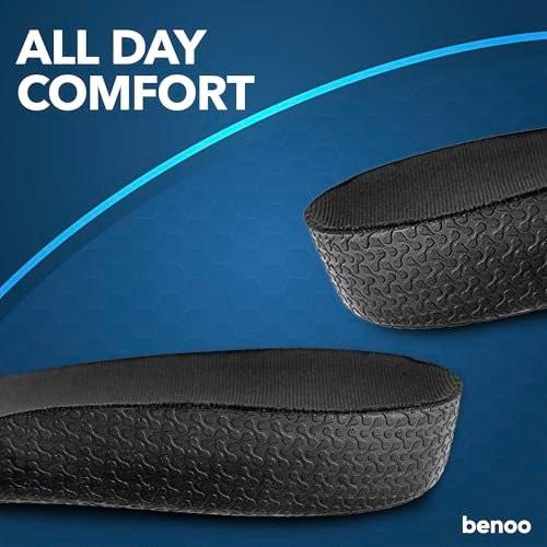 Heel Lift (1 Inch) Height Increase Insoles for Men, Half Shoe Lift Insert, Comfortable Instant Height Boost (Mens 10-11.5) - görsel 13