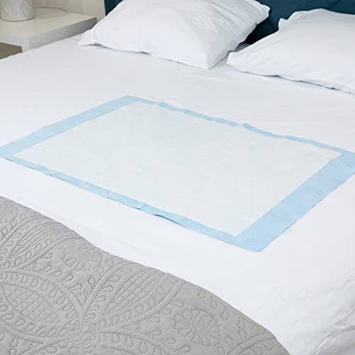 HALYARD Premium Disposable Underpads, 30 x 36 Inches Chux Pads - Blue, Pack of 10 - Incontinence Bed Pads for Adults with Airlaid Core for Moisture and Odor Control - görsel 6