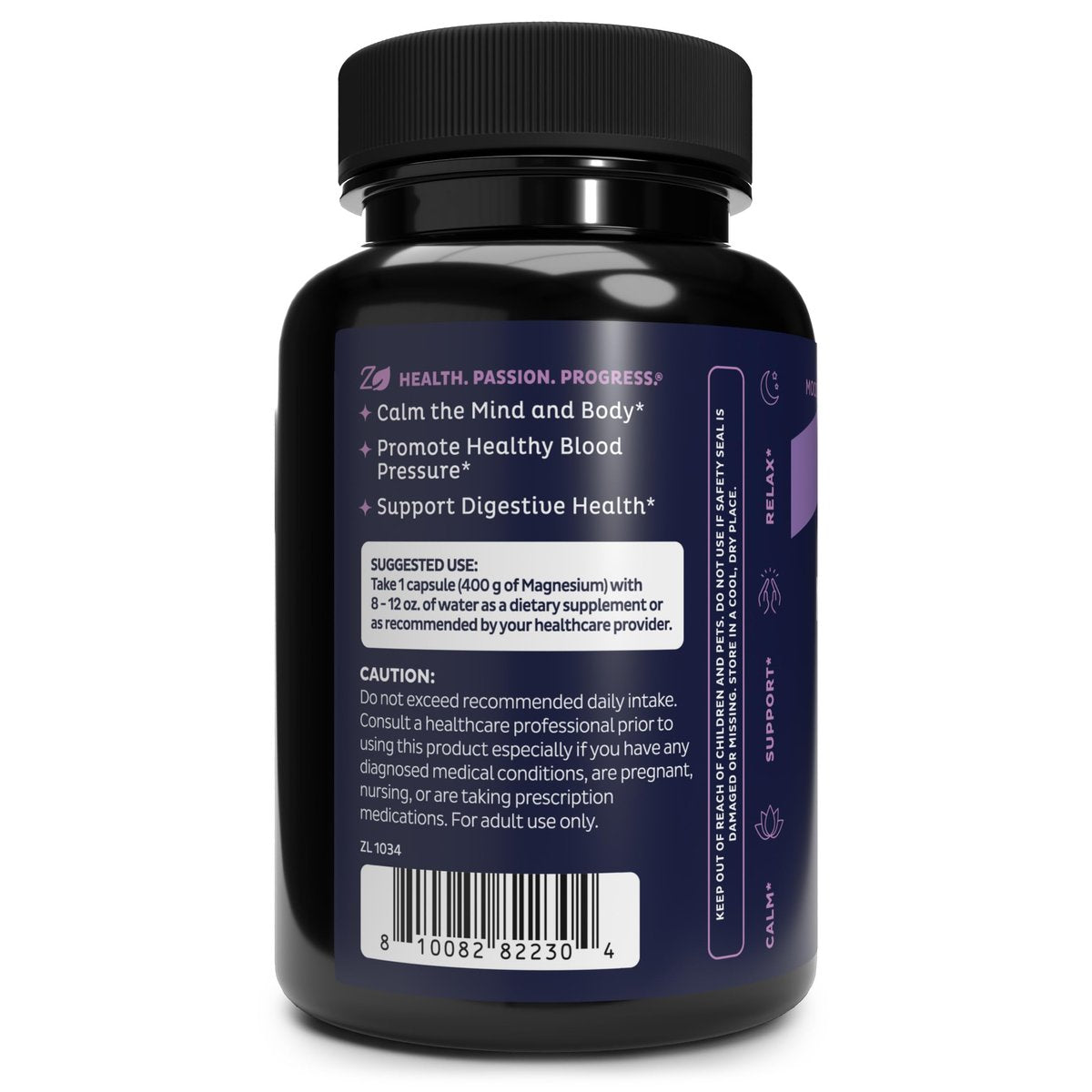 Zeal Naturals Magnesium Oxide Capsules 400mg – with NU-MAG® – Supports Calm Sleep, Muscle, Nerve & Digestive Health | Non-GMO, Third Party Tested | 45 Capsules - görsel 15