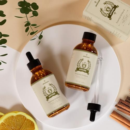 ARVIDSSON Five Guard Essential Oil Blend 4 Fl. Oz (120ml) - Guards Essential Oil Blends of Clove, Eucalyptus, Lemon, Cinnamon, Rosemary Oils, A Refreshing Experience for Home - görsel 9