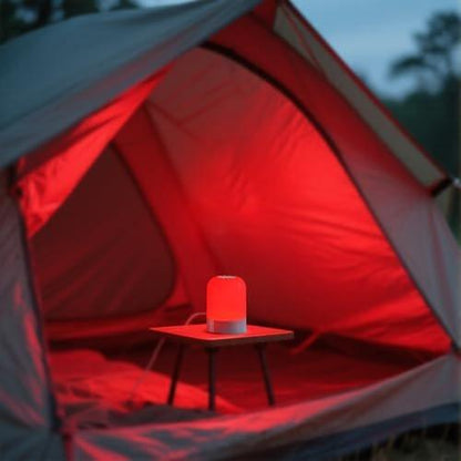FEWCZZC Red Light for Sleep 670nm Sleep Aid Lamp Blue Light Blocking Dimmable for Stress Relief Relaxation Travel Meditation and Yoga