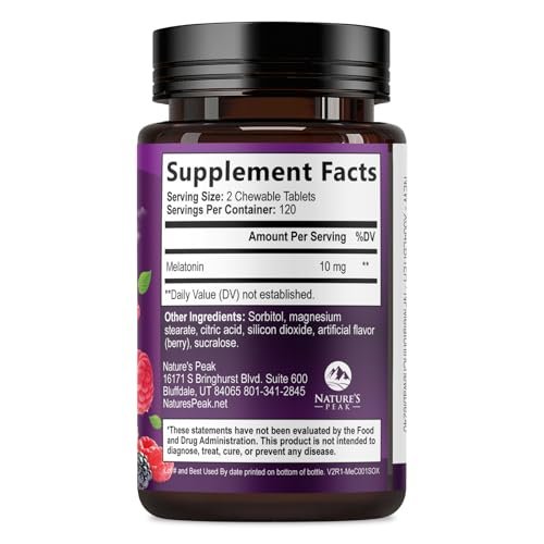 Melatonin Sleep Support Supplements - Fast – Other Ingredients: Microcrystalline cellulose, croscarmellose sodium, – Image 8