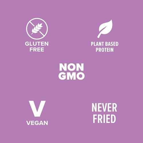 Pure Protein Cinnamon Sugar Popped Crisps - 12g Plant Based Protein, Gluten Free, Non GMO, Vegan, Air Popped & Puffed Crisps – Healthy Protein Snacks – 12 Pack - görsel 9