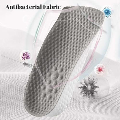 Height Increase Insoles for Men and Women, Foot Arch Contour Shoes Lifts for Men Orthopedic Heel Lift Cushion Gel Leg Discrepancy Balancer (Grey, 3 Pairs - 1.5cm 2.5cm 3.5cm)