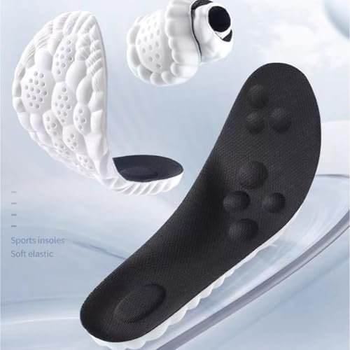 Insoles Men, Shoe Inserts for Men, 4D Cloud Insoles for Men and Women, Steeper Insoles for Boots & Sneakers, Cuttable, Anti Fatigue, Shock Absorption, Foot Pain Relief (L: Men7-11) - görsel 14