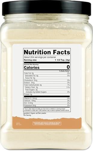 Nutricost Pantry Organic Oat Fiber (1.8 Pounds) – Stone Ground Oats, 3g Dietary Fiber, USDA Organic - görsel 7