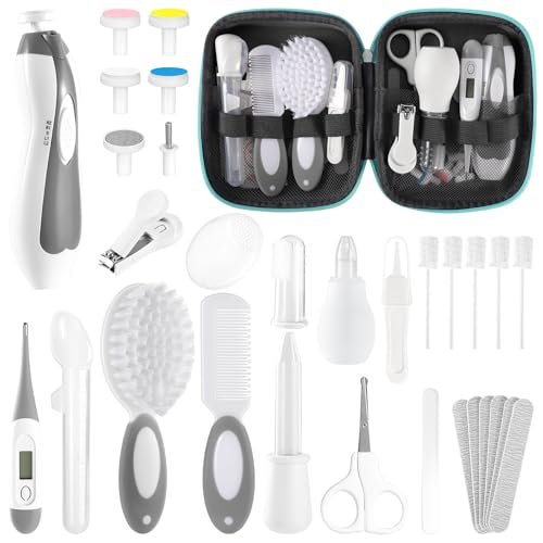 Baby Healthcare and Grooming Kit for Newborn – Complete 31-Piece Set: Includes a digital thermometer, nasal – Image 6
